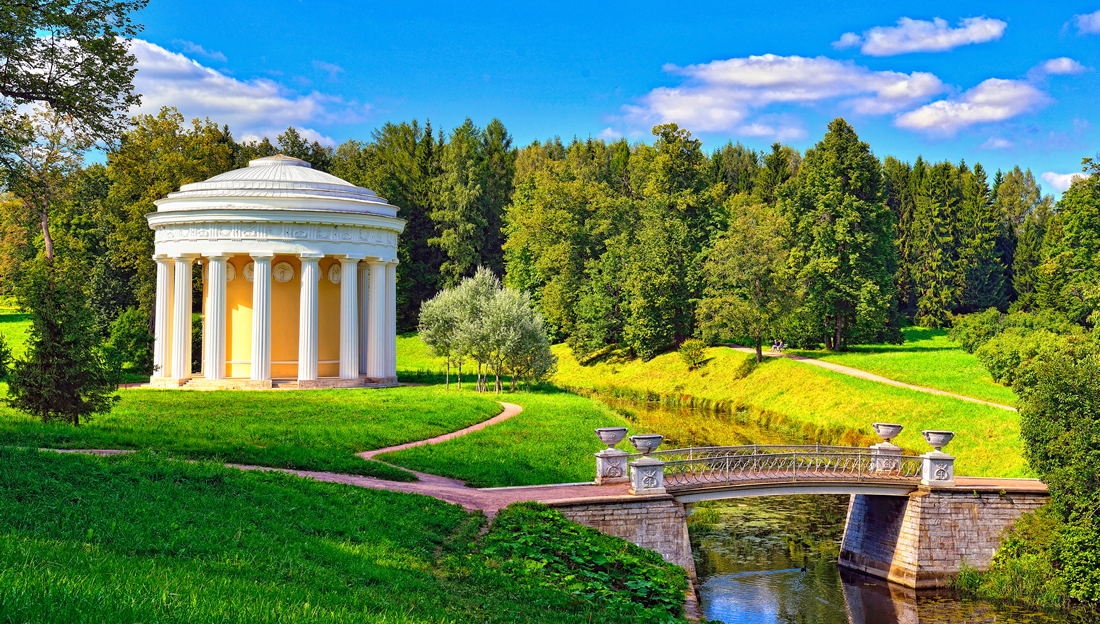 Pawlowsk, Sommerresidenz der russischen Zaren / Palast und Landschaftspark