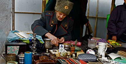 Der Flohmarkt in St. Petersburg