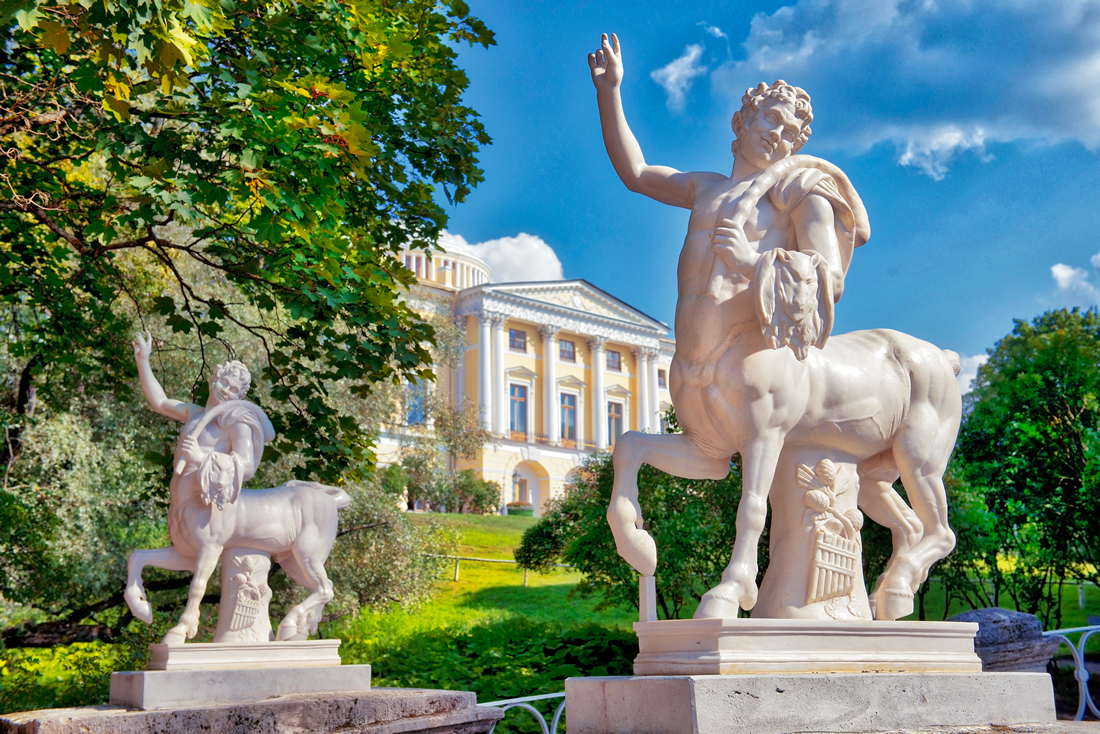 Pawlowsk, Sommerresidenz der russischen Zaren / Palast und Landschaftspark