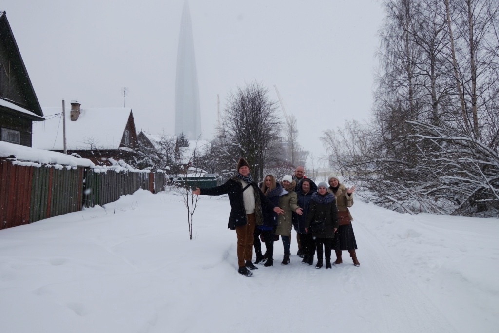 Firmenausflug Januar 2019 Reisebuero FORTUNA GmbH das Lachta-Center Gazprom-Turm 