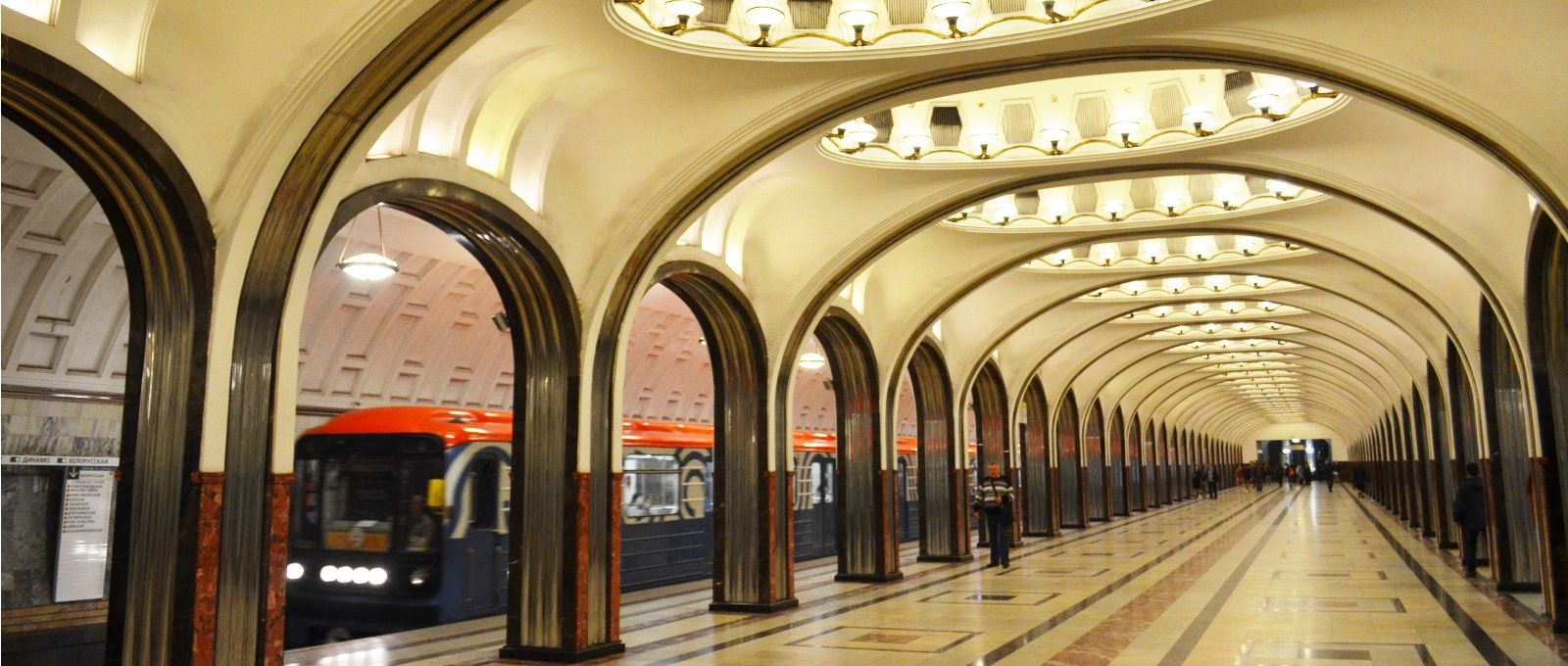 Die Moskauer Metro, Russland