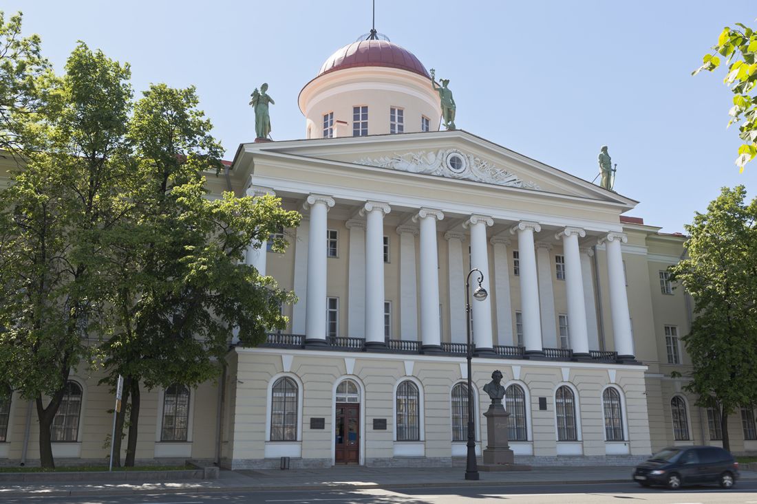 Das Puschkin-Haus in Sankt Petersburg, Russland