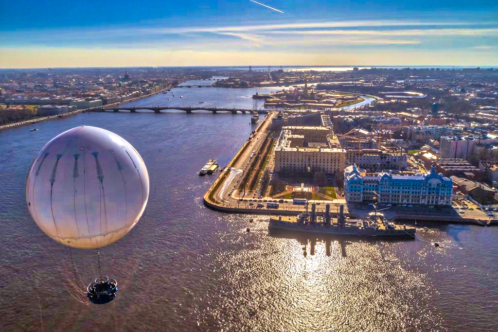 Ballonfahrt „Aerolift“, Sankt Petersburg